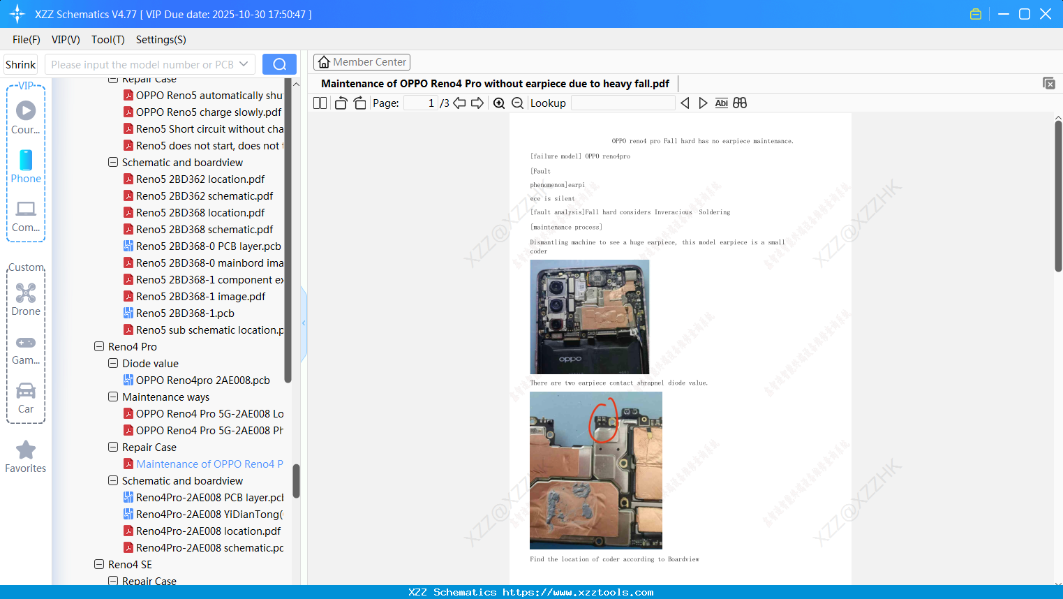 Maintenance Of OPPO Reno4 Pro Without Earpiece Due To Heavy Fall